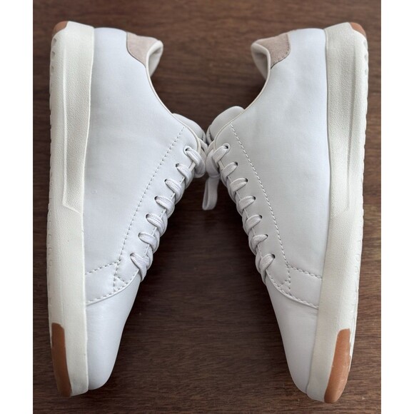 Men\'s Size 12 Cole Haan GrandPro Tennis White Leather Sneakers C22584 New main image 4
